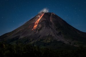 Nyiragongo mountain