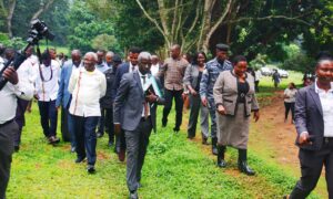 Nabajja hands over botanical gardens to UWEC.